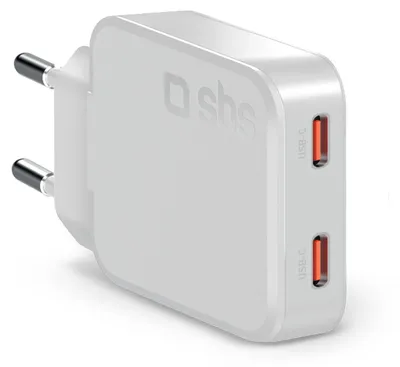 Immagine prodotto di SBS  Caricatore Ultrasottile 65W Con Doppia USB‑C