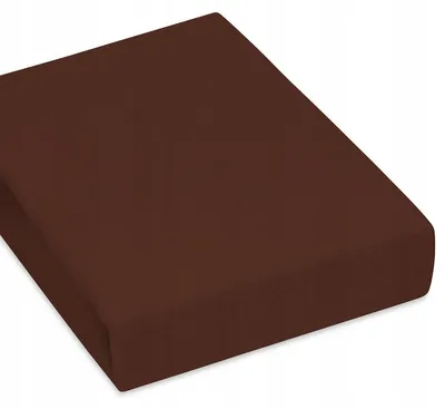 Produktbild von Designpremium Frottee-Spannbettlaken Schokoladenbraun 220x200 cm