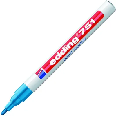 Obrázek produktu pro Edding 751, Modrá, Modrá, Bílá, 10 kusů
