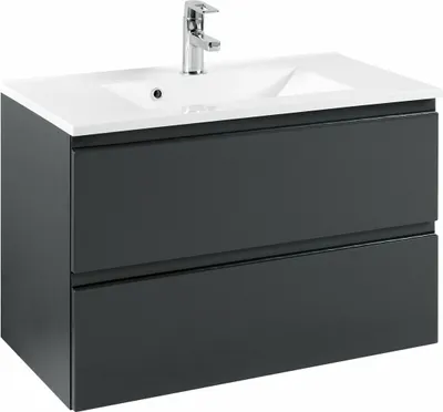 Productafbeelding van Cardiff wastafel, grijs/wit