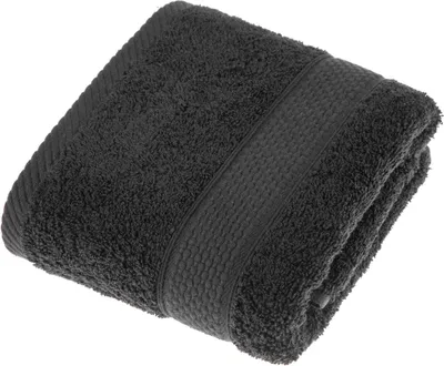 Obrázek produktu pro HOMESCAPES Froté ručník 100% bavlna 50x90cm - černý