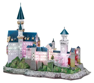 Produktbild von Cubic Fun Schloss Neuschwanstein 3D-Puzzle  LED