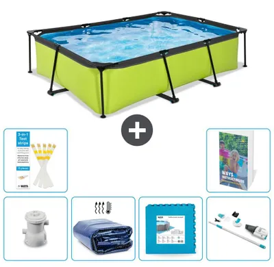 Obrázek produktu pro Bazén Exit, obdélníkový – 300 × 200 × 65 cm – 7 dílů S319