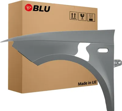 Obrázek produktu pro BLU Blatník náhrada pro Seat Ibiza IV 4 6J LS7U Levý Stříbrný GrauSombra | 2008-2017 | Přední | Lakovaný | Připravený k montáži