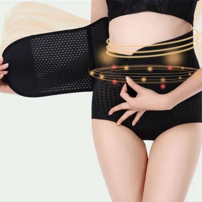 Zdjęcie produktu dla CHPN - Pas talii - Banda po porodzie - Modelująca bielizna - Gorset - Pas modelujący - Pas wyszczuplający - Korygujący pas - Talia - Bielizna modelująca - Czarny