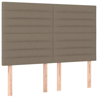 Produktbild von Kopfteil Taupe 144x5x118/128 cm Stoff