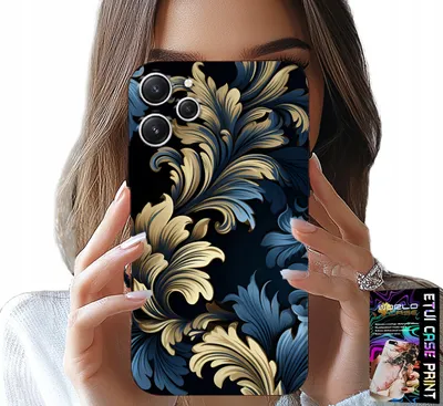 Produktbild von Etui Do Xiaomi Poco X5 Pro - Eleganckie Złote Modne Wzory Futerał