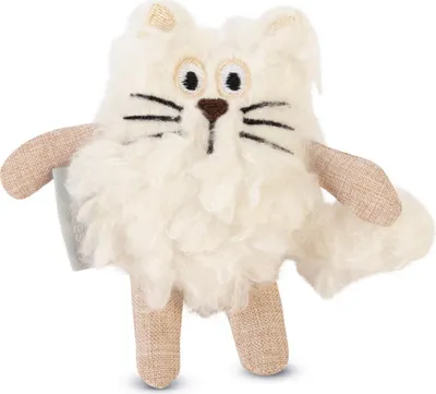Produktbild von Beeztees Katze Faline - Katze Spielzeug - weiß - 15x10x3 cm