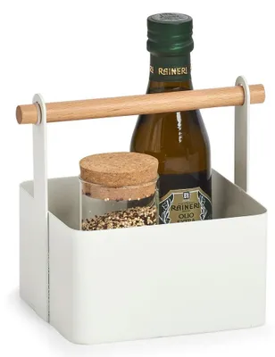 Produktbild von Gewürzbehälter CADDY mit Griff, S-Größe, weiß, ZELLER
