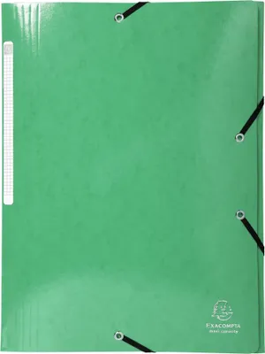 Produktbild von Exacompta Sammelmappe 3 Klappen Gummizug Maxi Capacity A4 Iderama Dunkelgrün