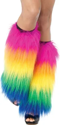 Produktbild von regenboge Fellstulpen Kostüm Zubehör Fasching Karneval
