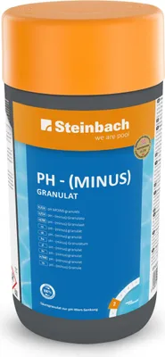 Produktbild von Steinbach | Poolpflege pH-(minus) Granulat | 1,5 kg | zur optimalen pH-Wert-Einstellung | effiziente Wasserpflege | einfache Anwendung