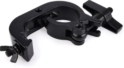 Produktbild von Riggatec Halbschellenhaken - Multi Clamp schwarz bis 250 kg (48 - 51 mm)