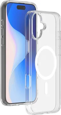 Image de Coque MagSafe pour iPhone 16 Hybride Transparente Bigben