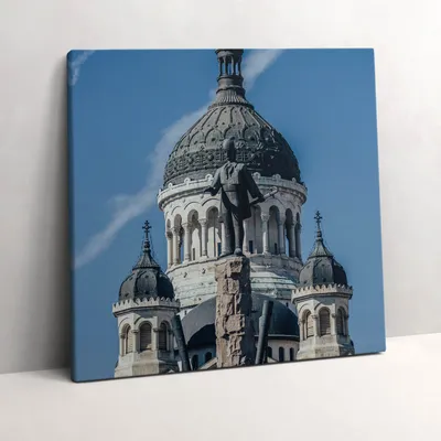 Produktbild von Avram Iancu Monument – Leinwandbild Wandbild – 60x60 cm – Leinwandbilder – Wandbilder – Schlafzimmer – Flur