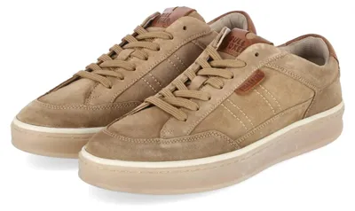 Immagine prodotto di Bullboxer, scarpa da ginnastica bassa da uomo, color beige, in pelle, taglia: 46