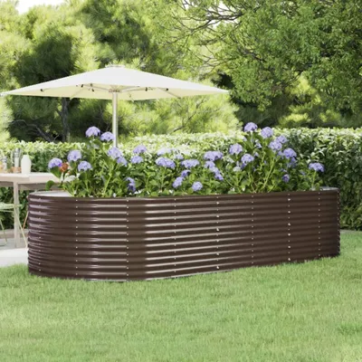 Produktbild von Best Möbel Hochbeet Braun 291x140x68 cm Verzinkter Stahl - Beete CL5806311 1parcel