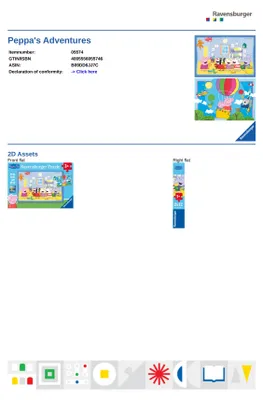 Immagine prodotto di L'avventura di Peppa Ravensburger 05574