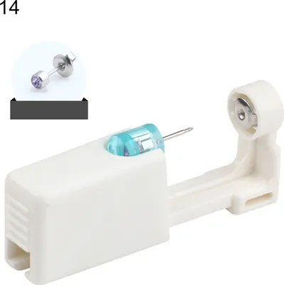 Produktbild von Ohrpiercer, Einweg-Piercing, Edelstahl, schmerzfrei, robustes Piercing-Gerät für den Alltag-14