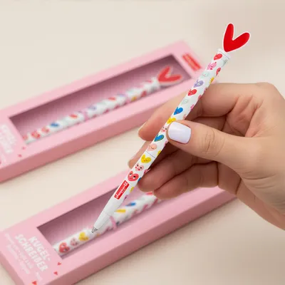 Produktbild von Kugelschreiber Motiv \Herzen\""