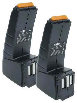 Produktbild von vhbw 2x Akku Ersatz für Festo Festool CCD9.6, CDD9.6, CCD9.6FX, CCD9.6ES für Werkzeug (3300 mAh, NiMH, 9,6 V)