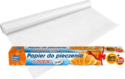Zdjęcie produktu dla Papier do pieczenia Ravi 800 cm x 38 cm biały