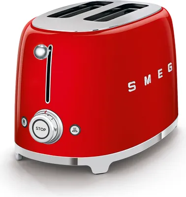 Produktbild von SMEG 2-Scheiben Toaster Rot TSF01RDEU
