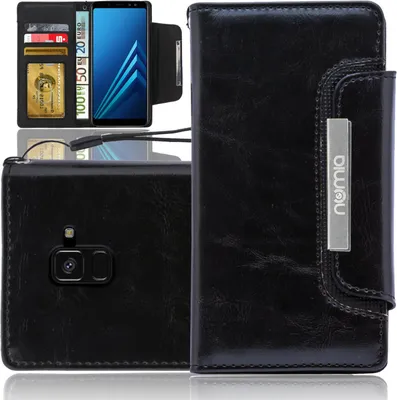 Produktbild von Samsung Galaxy A8 Plus (2018) numia Bookstyle Schwarz