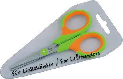 Produktbild von Kinderschere Soft-Kid Linkshänder 11,5 cm grün/orange Packung mit 12 Stück