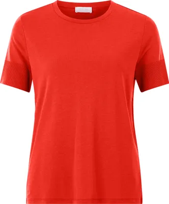 Produktbild von Rich & Royal (4) T Fineknit Shirt, sunset red 553 553 M