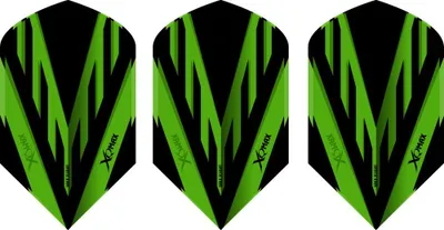 Obrázek produktu pro XQMax Design PVC Flightt černá zelená Slim