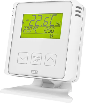 Produktbild von EOB Raumthermostat 6730, digital, BT730, weiß
