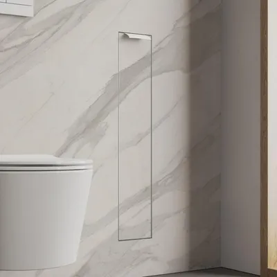 Produktbild von Kronenbach Cube Design WC-Modul - Unterputzmodell 15,4 x 80,3 cm, Türanschlag rechts