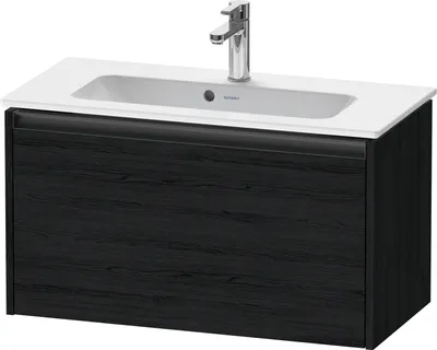 Produktbild von Duravit Ketho.2 Wastafelonderkast 68x39x44 cm Mat Eiken (zwart)