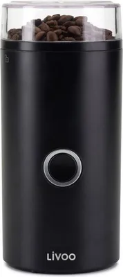 Obrázok produktu pre Elektrický mlynček na kávu LIVOO DOD219N, 180 W, 12 šálok, nerezové nože, čierny