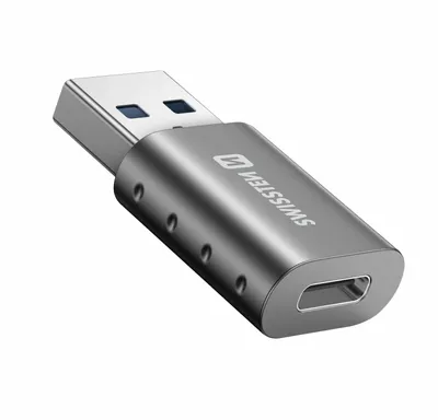 Obrázek produktu pro Swissten - Adaptér USB-A(M) na USB-C(F)