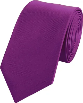 Produktbild von Fabio Farini - 1 Stück Herren Krawatte Lila - verschiedene Lila Männer Schlips in 6cm Schmal (6cm), Flieder - Purple Orchid