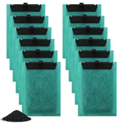 Image de Lot de 12 filtres de rechange pour aquariums