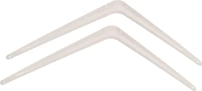 Zdjęcie produktu dla KOTARBAU® Zestaw 2 wsporników pólek 350x300 mm Wsporniki pólek do montazu sciennego Bialy