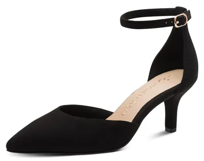 Produktbild von MARCO TOZZI Damen Pumps weiches Feel Me Fußbett weiches Innenfutter Spitz, schwa
