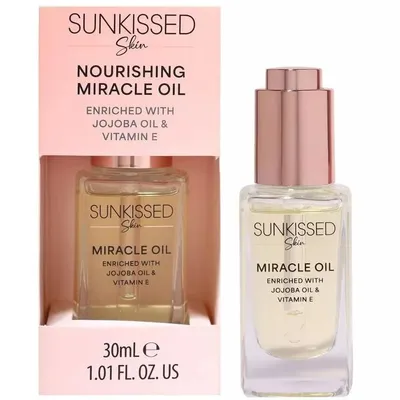 Produktbild von Sunkissed Nourishing Miracle Oil Gesichtsöl mit Jojobaöl & Vitamin E 30 ml