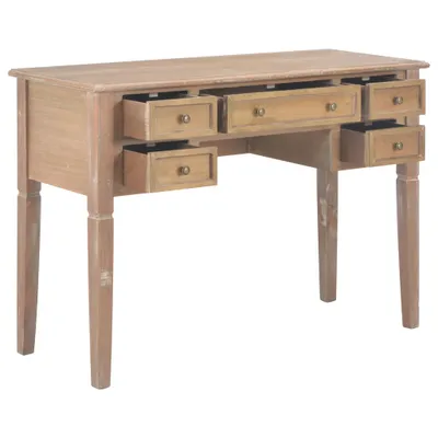 Immagine prodotto di vidaXL Scrivania marrone 109,5 x 45 x 77,5 cm legno