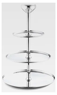 Produktbild von Etagere aus Edelstahl, 26,4 x 26,4 x 35,2 cm