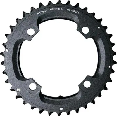 Produktbild von Sram Mtb 2x10s 104bcd Kettenblatt Schwarz 38t Schwarz 38t