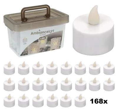 Produktbild von LED-Teelichtset Box mit 120 Kerzen - inkl. Batterien