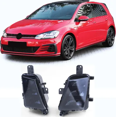 Obrázok produktu pre LED hmlové svetlá čierne pravé + ľavé pre VW Golf 7 VII 2013-2020 s