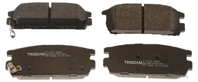 Produktbild von TRISCAN Bremsbeläge Satz Hinten Bremsklötze für HYUNDAI TERRACAN (HP) 8110 43020