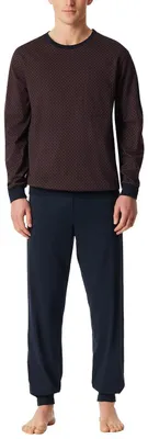 Produktbild von Schiesser Herren Schlafanzug lang mit Bündchen - Nightwear Set