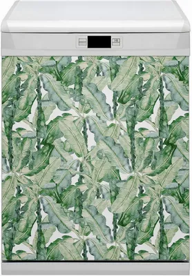 Produktbild von Küche Magnet für Spülmaschine  Abwaschbar 60x70 cm Geschirrspüle  - Verlässt Banane