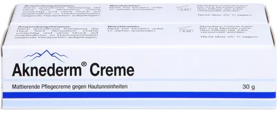 Produktbild von AKNEDERM Creme 2X30g PZN 17212249